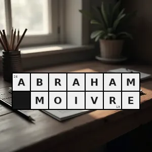 Hasło krzyżówkowe matematyk angielski podał wzory pozwalające na podnoszenie do potęgi i obliczanie pierwiastków n tego stopnia liczb zespolonych 1667 1754 - abraham moivre – rozwiązanie, synonimy, podpowiedzi i definicje krzyżówkowe